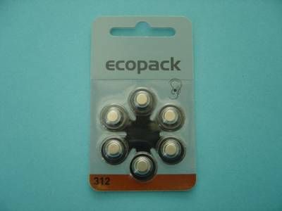 ZA 312 Varta H�rger�tebatterie 1,4V  170 mAh