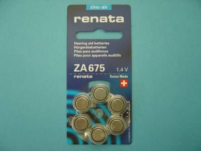 ZA 675 Varta H�rger�tebatterie 1,4V  610 mAh